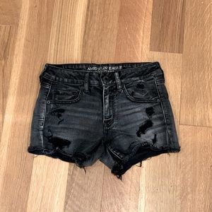 Distressed American Eagle Denim Shorts
